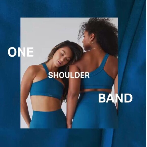 SET Active Sportbody™ One-Shoulder Sports Cross Bra - Scuba - Size Small - Picture 7 of 7